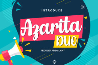 Azarita Duo: A Script Handwritten Font for Creative Product Design