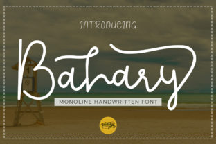 Bahary: A Script Handwritten Font for Luxurious Branding