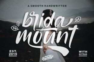 Bridamount: A Script Handwritten Font with a Touch of Adventure