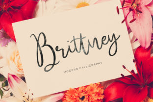 Brittney: A Modern Calligraphy Font for Creative Branding
