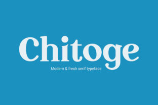 Chitoge: A Bold Serif Font for Creative Crafters