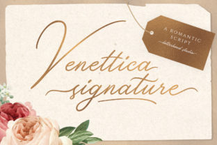 Enhance Your Brand with Venettica Signature Romantic Script