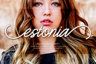Estonia: A Modern Calligraphy Font for Handmade Crafters and Designers