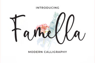 Famella: A Script Handwritten Font for Modern Web Design