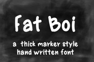 Fat Boi: The Bold Script Font That Elevates Your Handmade Creations