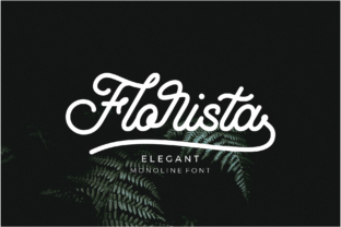 Florista: A Botanical Script Font for Handmade Creators