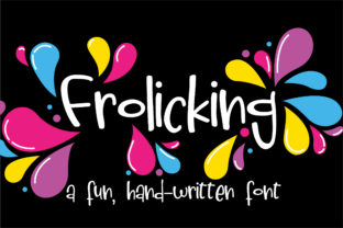 Frolicking: A Playful Script Font for Branding and Design