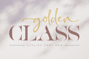 Golden Class: A Timeless Script Font for Creative Branding