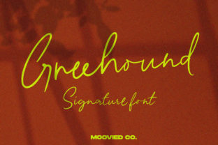 Greehound: A Script Font That Breathes Life into Your Handmade Creations