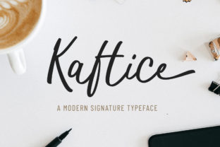 Kaftice: A Modern Handwritten Font for Web Designers