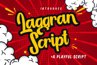 Laggran: A Playful Script Font for Handmade Crafters and Designers