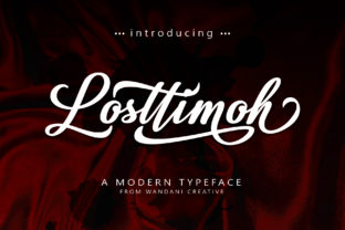 Losttimoh: A Script Handwritten Font That Elevates Your Brand