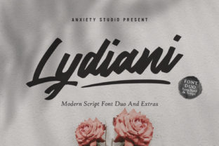 Lydiani Duo: A Script Handwritten Font for Creative Product Design