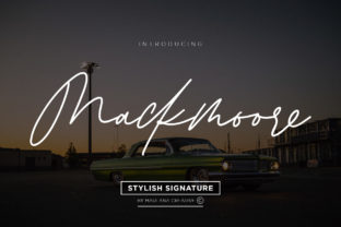 Mackmoore: A Script Handwritten Font for Branding That Speaks Volumes