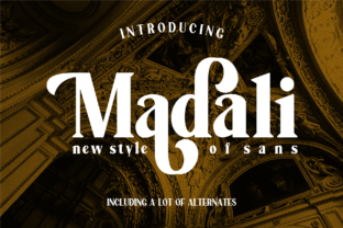 Madali: A Bold Sans Serif Font for Editorial Design and Branding