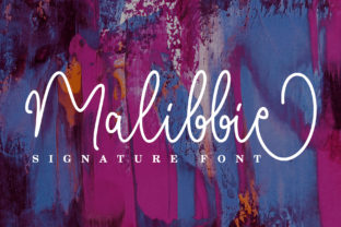 Malibbie: A Script Handwritten Font for Creative Web Design