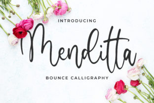Menditta: A Script Font for Elegant Web Design