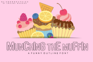 Munching the Muffin: A Fun Sans Serif Font for Digital Design