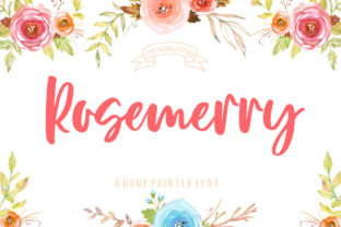 Rosemerry Script: A Whimsical Handwritten Font for Creative Projects
