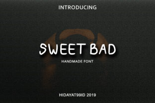 Sweet Bad: A Script Handwritten Font for Creepy Halloween Campaigns