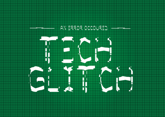 Tech Glitch: A Font That Elevates Your Brand with a Digital Edge