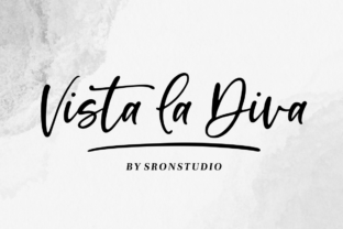 Vista La Diva: The Script Font That Elevates Your Brand