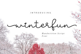 Winterfun: A Script Font for Winter-Themed Editorial Design