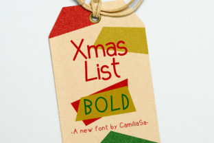 Xmas List Bold: A Festive Script Font for Handmade Creators